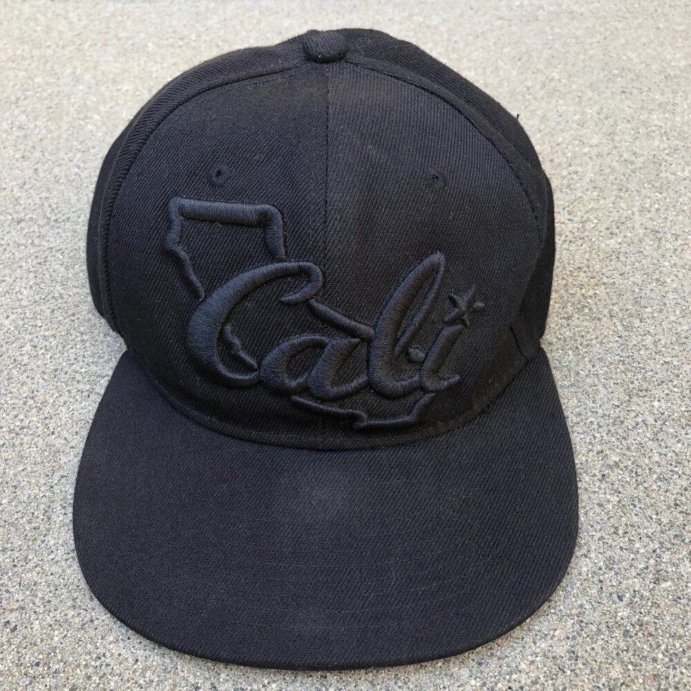 HEADLINES California Embroidered Snapback Hat Men's One Size Black Adjustable​